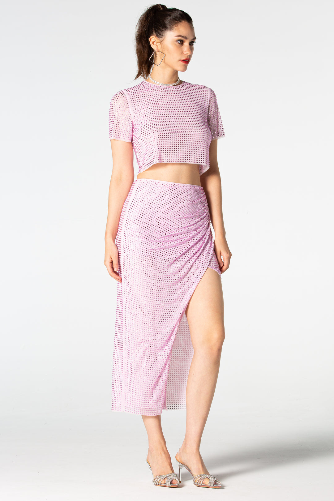 Sesidy Sariyah Two-Piece Set in Purple