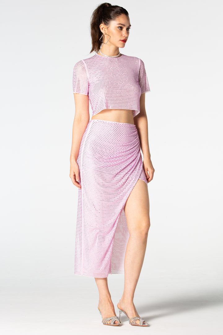 Sesidy Sariyah Two-Piece Set in Purple