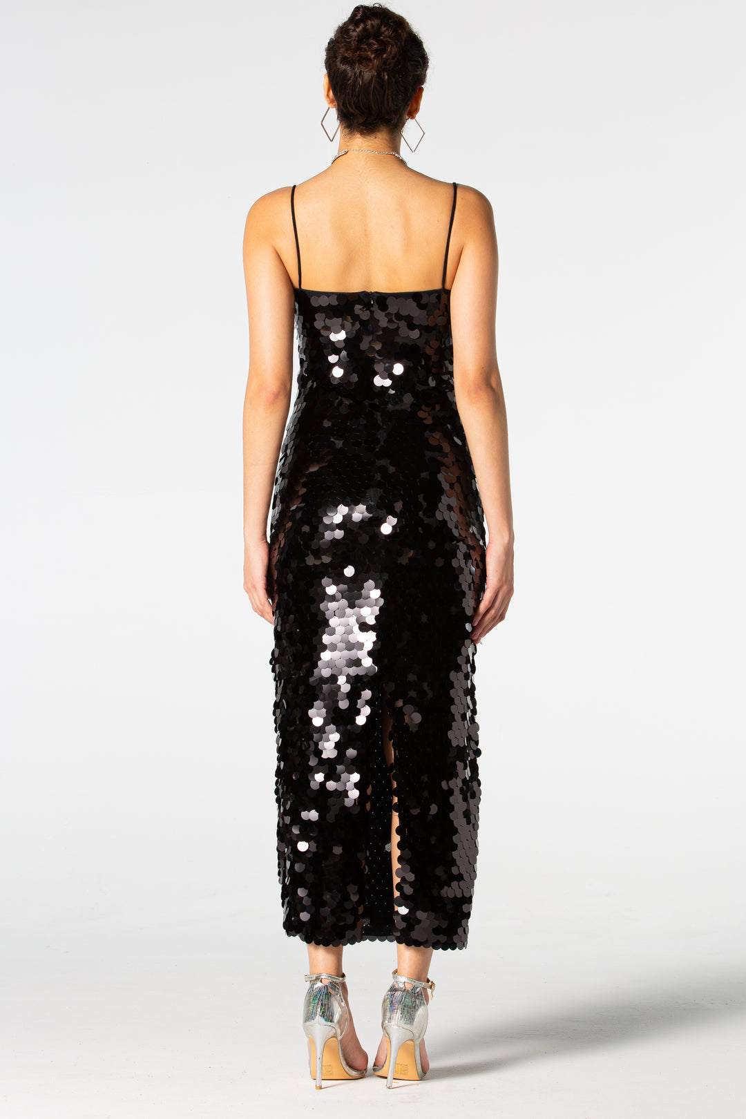 Sesidy Zola Black Sequin Dress in Black