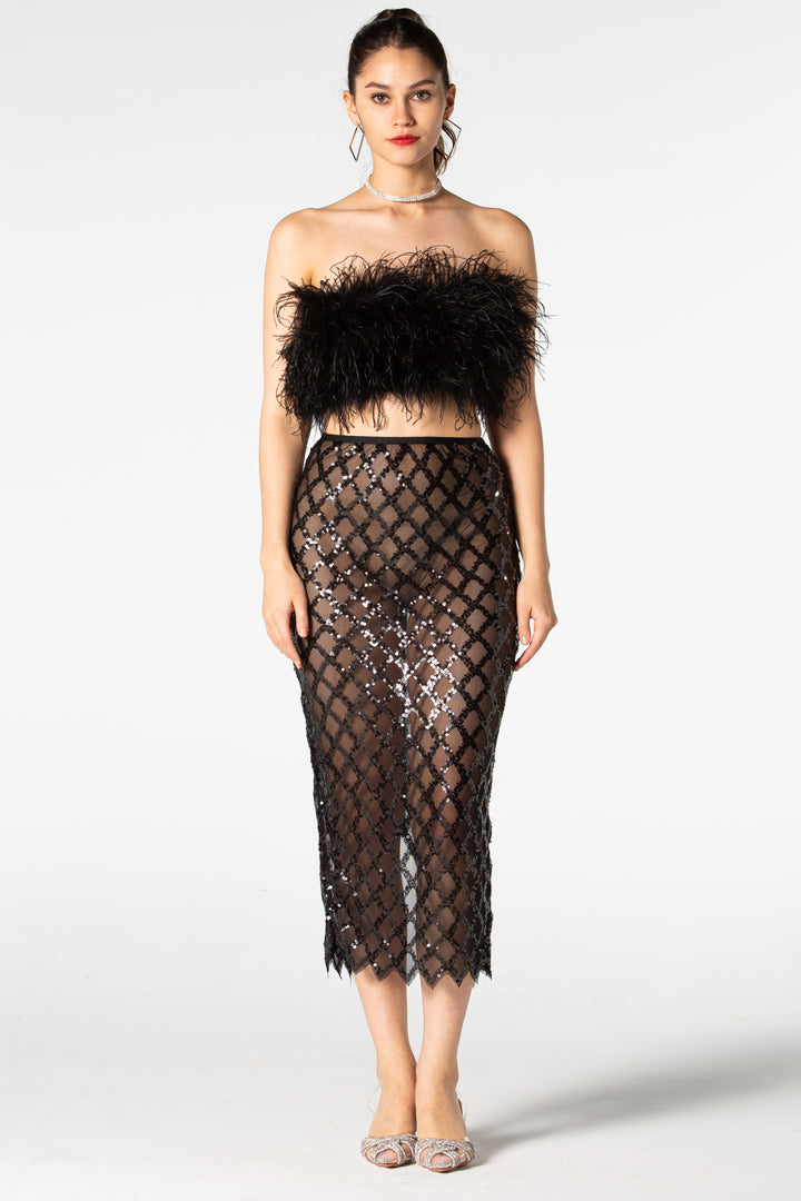 Sesidy-Annika Black Two-Piece Set-Women's Clothing Online Store