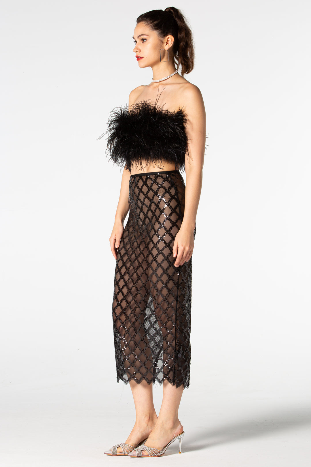 Sesidy-Annika Black Two-Piece Set-Women's Clothing Online Store