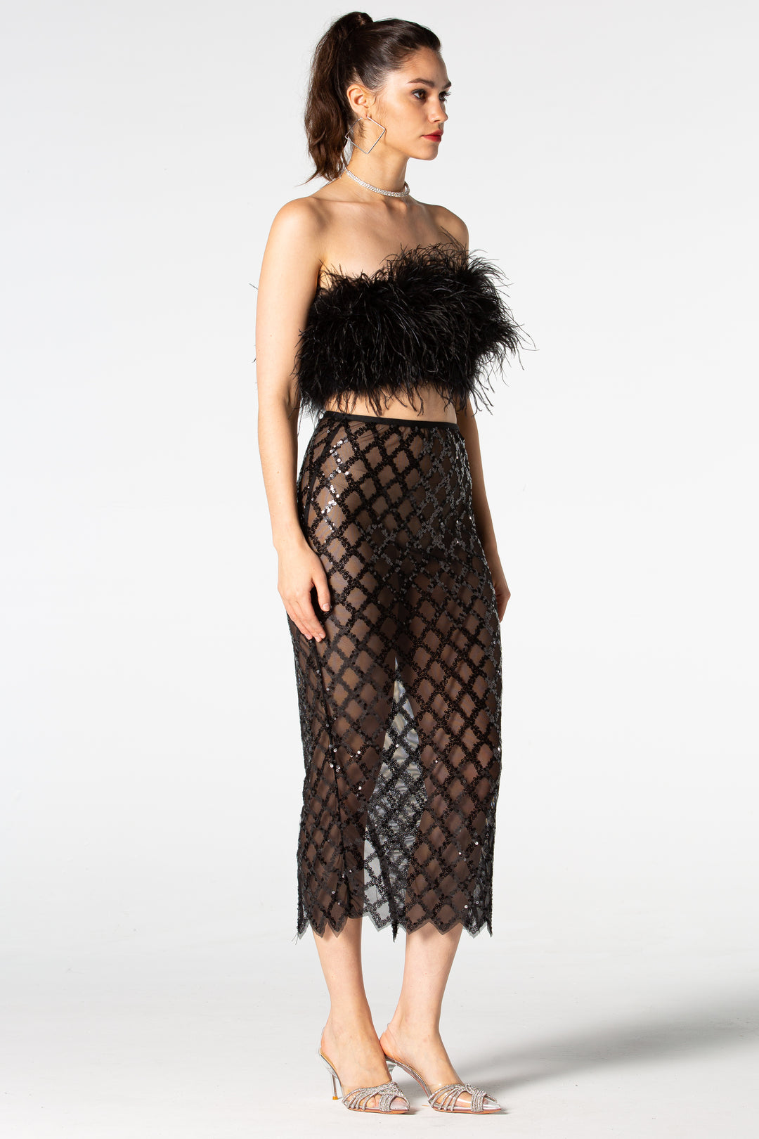 Sesidy-Annika Black Two-Piece Set-Women's Clothing Online Store