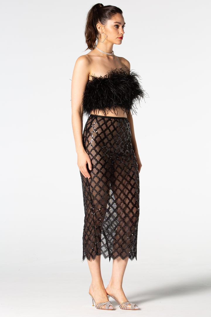 Sesidy-Annika Black Two-Piece Set-Women's Clothing Online Store