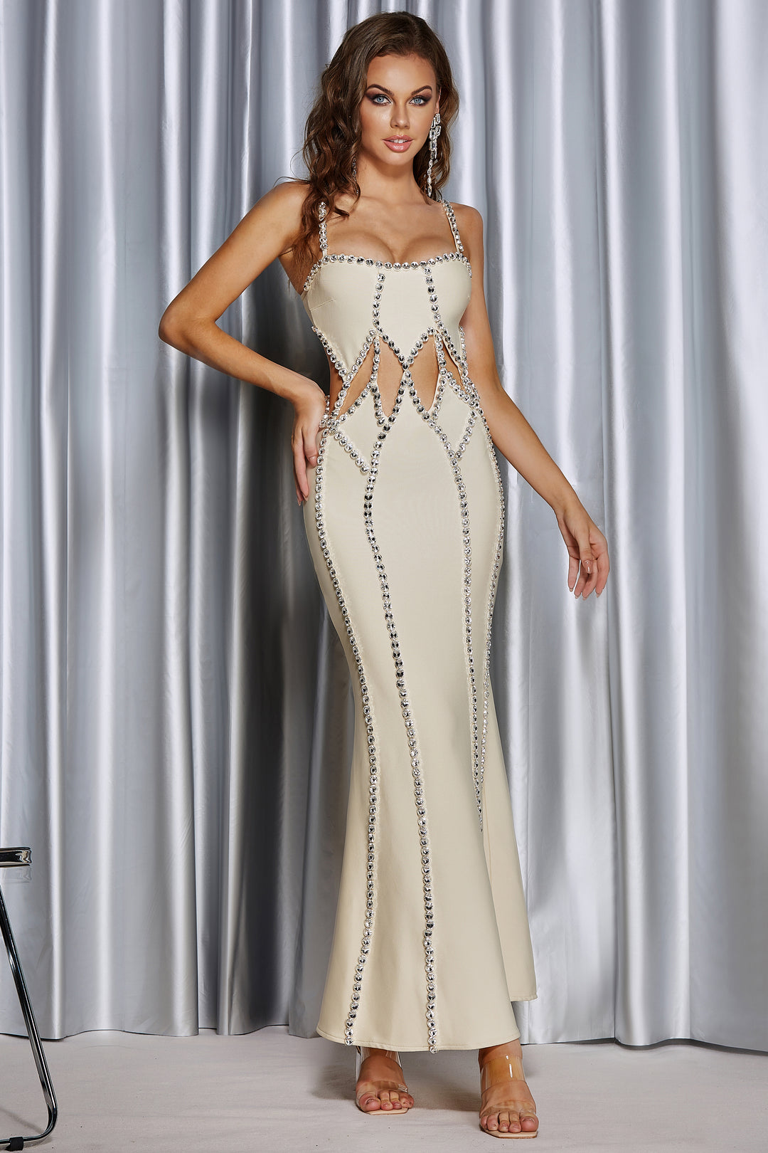 Sesidy-Calliope Hollow Mermaid Dress-Women's Clothing Online Store