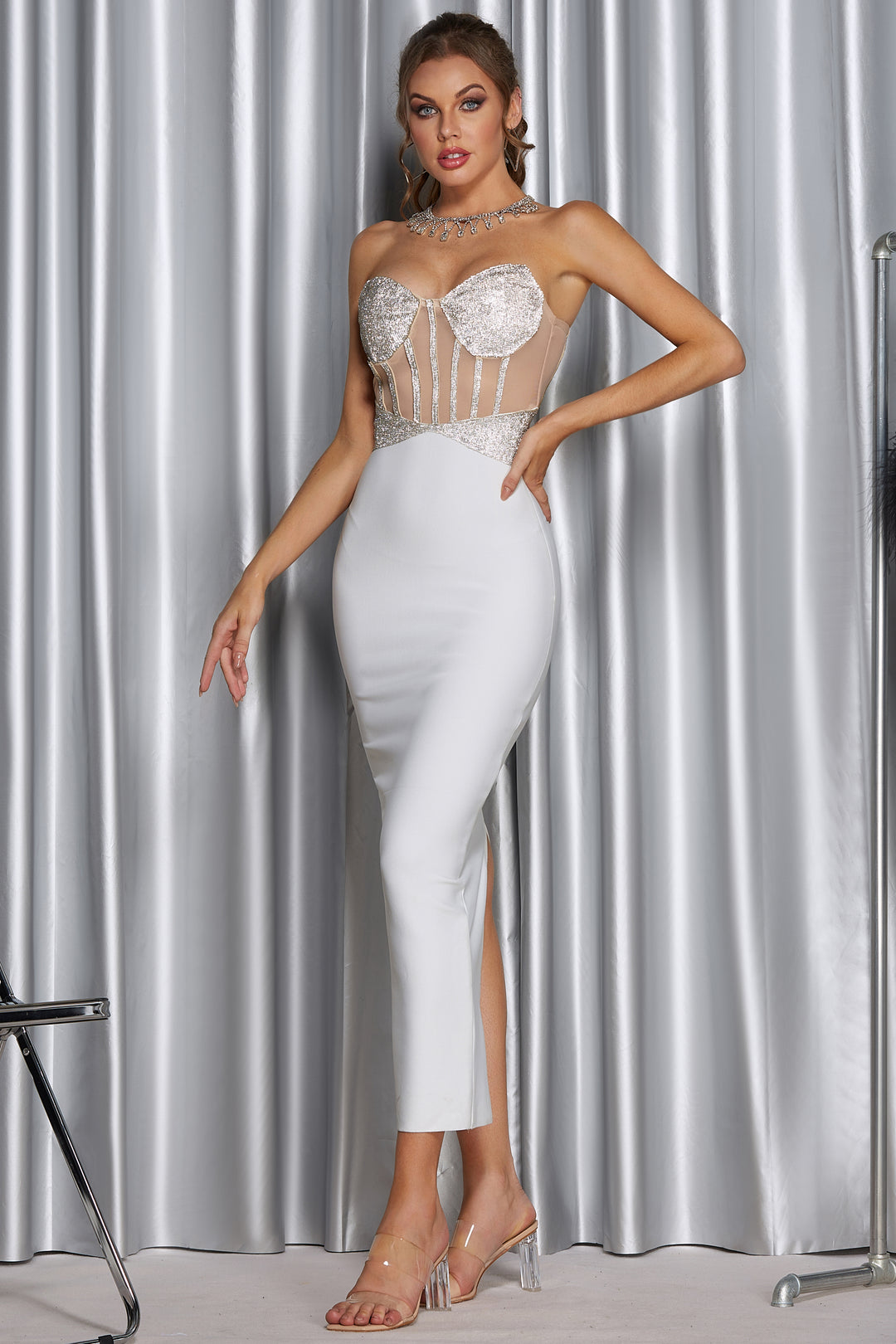 Briarrose Strapless White Dress