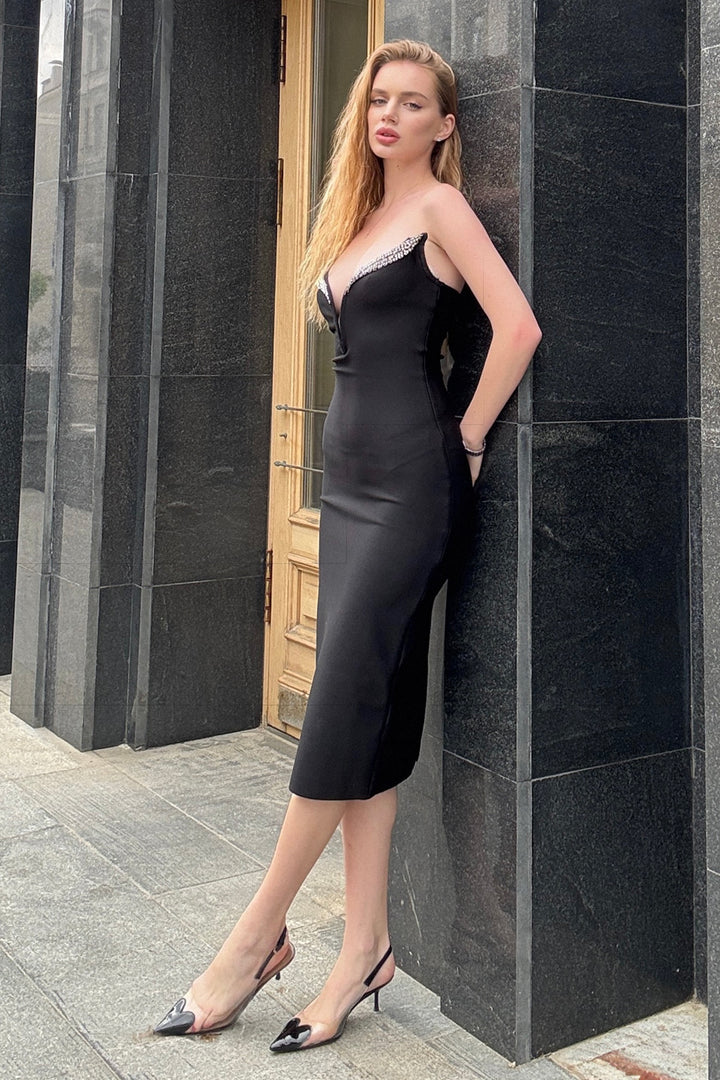 Vivica Radiant V Embellished Dress