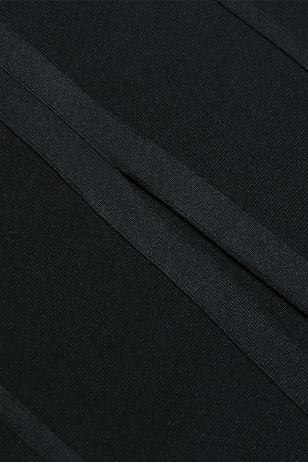 Sesidy Savina One Shoulder Midi Bandage Dress in Black