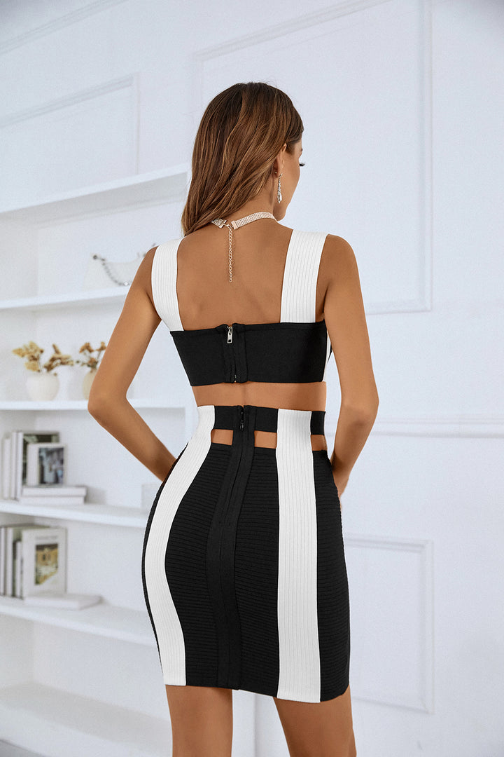 Sesidy-NIrva Cut Out Bandage Dress-Women's Clothing Online Store